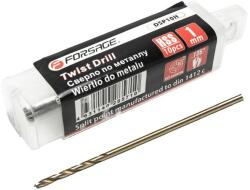 FORSAGE Fúrókészlet 10 db, 1 mm-es HSS+Co fémfúró - "10 darabos, 1 mm-es HSS+Co fémfúró készlet (F19814)