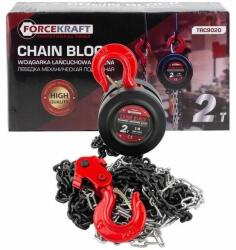 FORCEKRAFT Erős Kézi Láncwinch 2 Tonnás Teherbíró Kapacitás 3m Lánc (f48592)