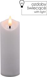 Chomik Led Gyertya Fehér 5 X 15 Cm *9346 (ch-led9346)