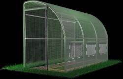 GardenLine KERTI FÓLIÁS TÚNELY "FÉL" ZÖLD 4X1, 5X2 m *1439 (CH-TUN1439)