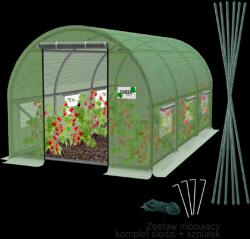 GardenLine KERTI RÁCSOS TUNNEL 3 SZEGMENS ZÖLD 3 x 2 x 2 M *5552 (CH-TUN5552)