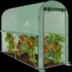 GardenLine ZÖLD PARADICSOMKERTÉSZ 3 x 1 x 2 M KIEGÉSZÍTETT SZELLŐZÉSSEL *3965 (CH-TUN3965)