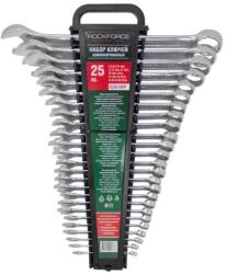 ROCKFORCE Lapozható villáskulcs készlet 6-32 mm Cr-V, 25 db (F50704)