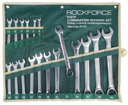 ROCKFORCE Rockforce lapos-csillag kulcskészlet 18 db 8-32 mm CrV FS-904 (904)