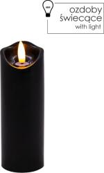 Chomik Led Gyertya Fekete 5 X 15 Cm *9353 (ch-led9353)
