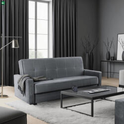 Mebel Elite Kihúzható kanapé szürke színben - ALUNA