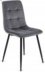 Mebel Elite Szürke Bársony Étkezőszék. PERU Belföldi Raktárról