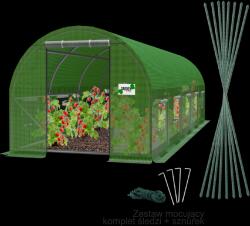 GardenLine KERTI FÓLIÁS TÚL 5-SZEGMENSZÓ ZÖLD 8 x 3 x 2 M *5620 (CH-TUN5620)