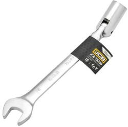 JCB 18 mm-es csuklós lapos villás kulcs hungarianul: "18 mm-es hajlítható lapos villás kulcs (F66107)