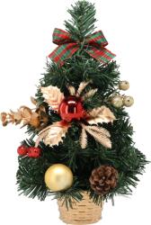 Chomik Karácsonyi Fenyőfa 30 cm Piros-Arany *2323 (CH-ANT2323)