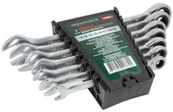 ROCK FORCE ROCKFORCE Lapos- és gyűrűs kulcs készlet, 7 darabos, 8-19mm (F10566)