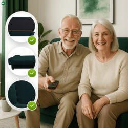 Mebel Elite PIANO kanapé szett (2 db), zöld