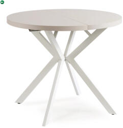Mebel Elite DORIAN asztal 80-160 cm, kasmír/fehér