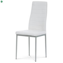  Étkezőszék, fehér, műbőr, DCL-377 WT