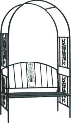 CHOMIK KERTI PERGOLA PADLÓVAL 122 x 58 x 203 CM *0749 (CH-DEN0749)