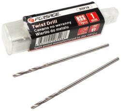 FORSAGE F fúrókészlet 10 db 1 mm-es HSS fúró fémhez - HSS Fúrókészlet 10 db 1 mm-es Fémfúráshoz (F19813)
