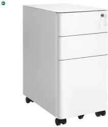 Artium Irodai konténer 30x46x59 cm, fém, fehér, AUK-E1130 WT