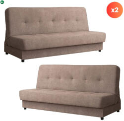 Mebel Elite ARUBA kanapé szett (2 db), barna