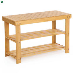  Cipőtartó, bambusz, natúr, ABO-E1004 NAT