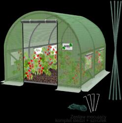 GardenLine KERTI FÓLIA TÚNELY 2 SZEGMENSES ZÖLD 2 x 2 x 2 M *5545 (CH-TUN5545)