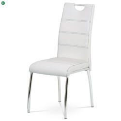 Artium Étkezőszék, fehér, műbőr, HC-484 WT
