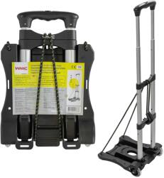 WMC TOOLS Összecsukható szállítókocsi raktári használatra - 40 kg teherbírással (F51825)