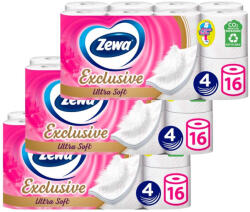 Zewa Exclusive Ultra Soft toalettpapír 4 rétegű (3x16 tekercs)