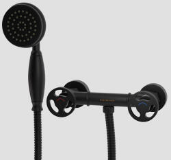 WASSERBURG Zuhany csaptelep, Wasserburg Industry zuhany csaptelep zuhanyszettel, fekete 25.051. 4B - zuhanykabin