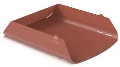 ALBA Irattálca, fém, ALBA, terrakotta (IAL42) - webpapir