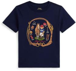 Ralph Lauren gyerek pamut póló - sötétkék 102-108 - answear - 23 990 Ft