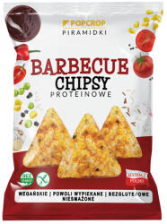POPCROP piramidki gluténmentes vegán barbecue protein chips 60 g - vitalora