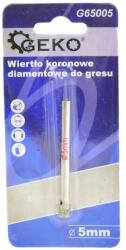 GEKO körkivágó gyémánt lyukfúró vizes fúráshoz GRES 5 mm G65005 (G65005)