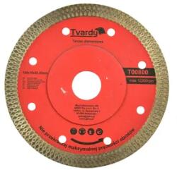  Tvardy prémium gyémánt vágótárcsa vágókorong folyamatos vágóélű gres/márvány/gránit 125x10x22, 2mm T0 (T00800)