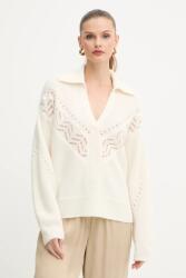 BOSS Orange pulóver gyapjúkeverékből - bézs XS - answear - 73 990 Ft