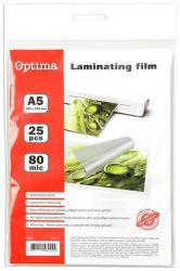 Optima Lamináló fólia OPTIMA A/5 80 mikron fényes 25/csom (20260) - tonerpiac
