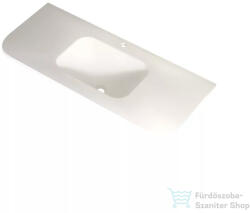 AREZZO design SIERRA 120x46 cm-es, beépíthető mosdó, matt fehér AR-1415120W (AR-1415120W)