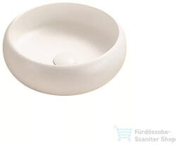 AREZZO design SORAYA 36 cm-es pultra ültethető mosdó leeresztő nélkül, matt fehér AR-81300240WB (AR-81300240WB)