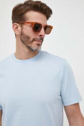 BOSS pamut póló - kék L - answear - 15 490 Ft