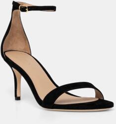Lauren Ralph Lauren velúr szandál Allie Mid - fekete Női 38
