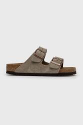Birkenstock papucs velúrból Arizona VL - barna Női 35