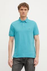 Tommy Hilfiger poló - türkiz M - answear - 23 990 Ft