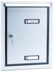 Silmec 10690.72 beépíthető postaláda ajtó (ezüst)