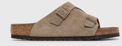 Birkenstock papucs velúrból - szürke Női 41