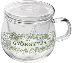 Györgytea Üvegszűrős csésze 350ml - alphavital