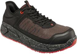 BENNON BENNON STEPPER S1PS ESD NM LOW / Nagyon lélegző és kényelmes cipő S1PS HI SR HRO FO - fekete/piros 45 (0995031060-45)