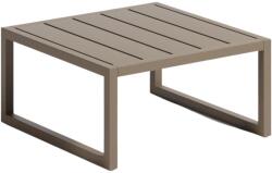Kave Home Barna zöld fém kerti asztal Kave Home Comova 60 x 60 cm (LF-O100_113_19)
