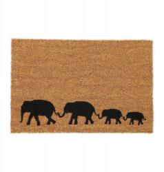 TabPrint Lábtörlő kókusz elefánt család 60x40cm (SŁOŃ PALM EGZOTYCZNA PODRÓŻ)