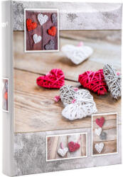 Fandy Fotóalbum 17, 5x22, 5 cm Könyvkötésű 200 Darab 10x15 cm-es Fotóhoz Love (AAE367)