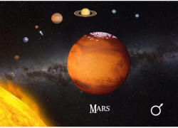  Mapcards 3D Képeslap A/6 Fekvő Mars (MCP06)