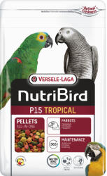 NutriBird Versele-Laga NutriBird P15 Tropical 1kg Fenntartó pellet trópusi gyümölcsökkel óriás papagájoknak (VL422128)